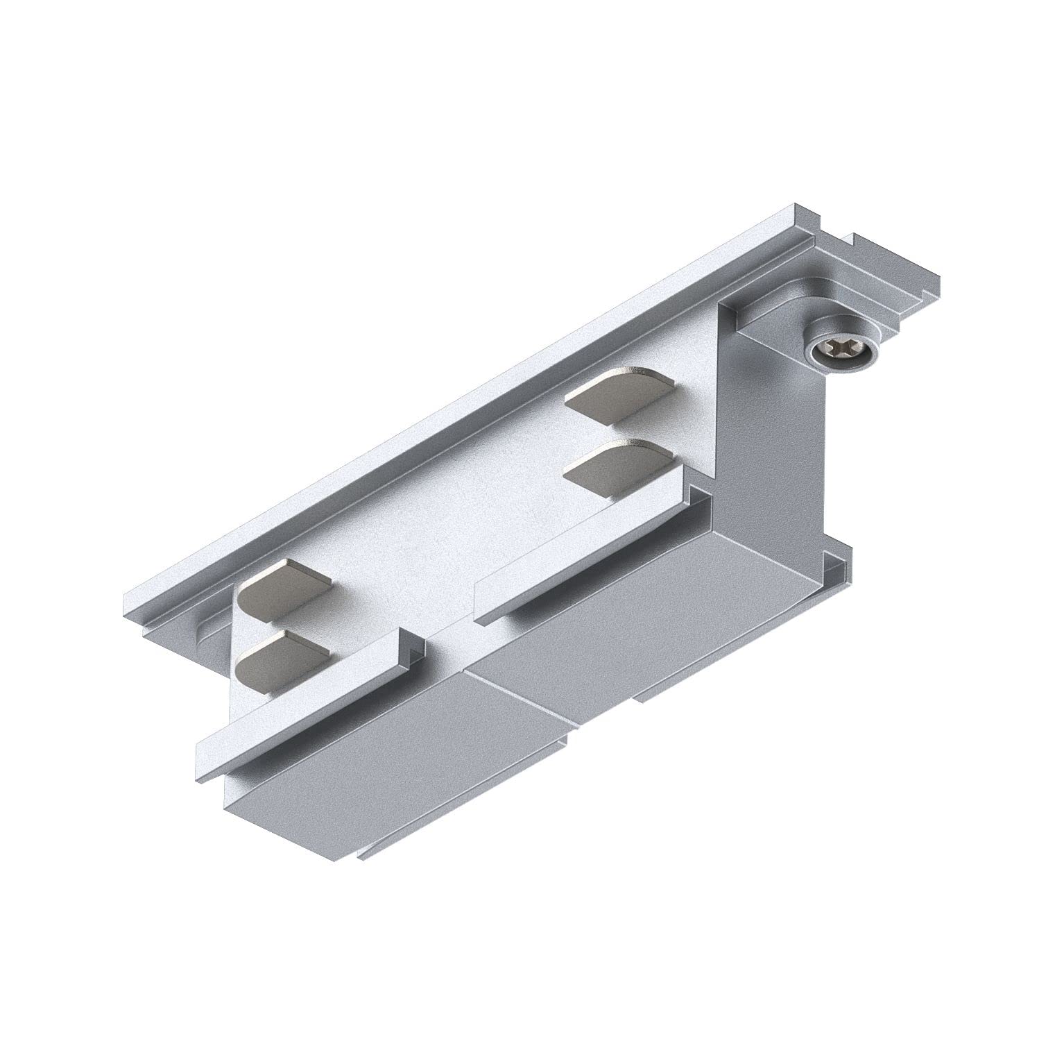 Paulmann ProRail3 91367 Rail System Connector 94 x 24.5 mm Max. 3.680 W Silver Rail Systems Ceiling Rail Metal Plastic