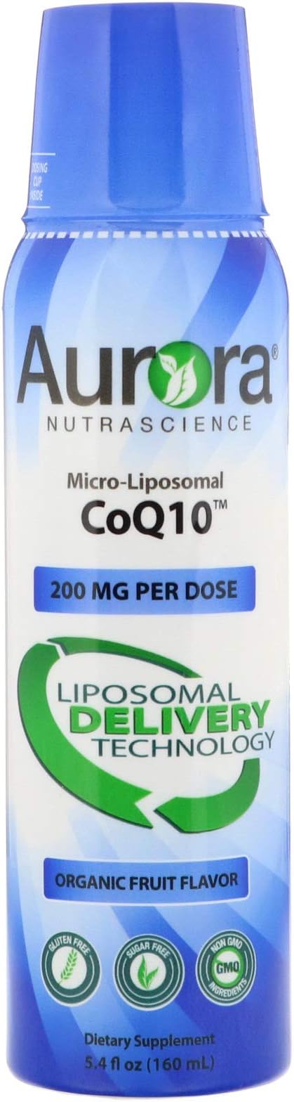 Aurora Nutrascience Micro-Liposomal CoQ10-5.4 oz.(160 ml)