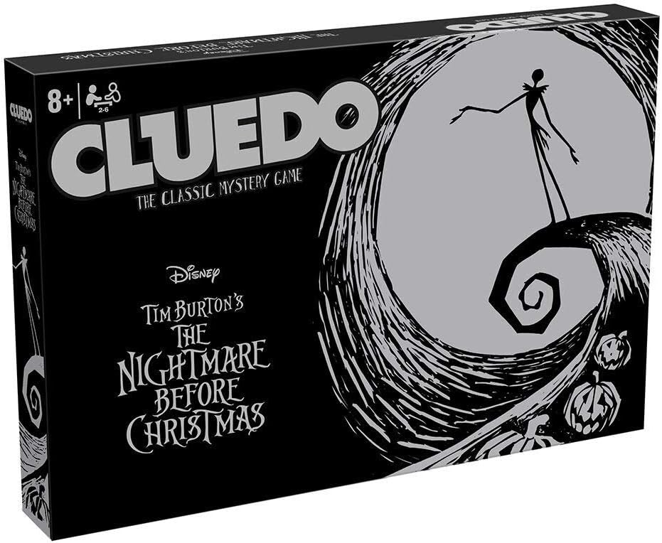 Winning Moves Nightmare Before Christmas Cluedo Board Game, Join Jack, Sally, Dr Finkelstein