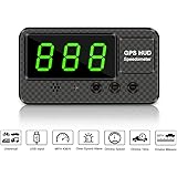 VJOYCAR C60s Universal Digital GPS Speedometer Car Hud Head Up Display with MPH Speed Alert Fatigue Driving Alarm, 100% for A