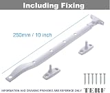 TERF 250mm Heavy Duty White Window Casement Stay Spoon Style 10 inch view 3