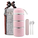 YBOBK HOME Bento Lunch Box Leakproof Stainless
