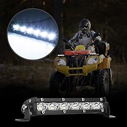 7 Inch Single Row Led Light Bar Pods - BEAMCORN