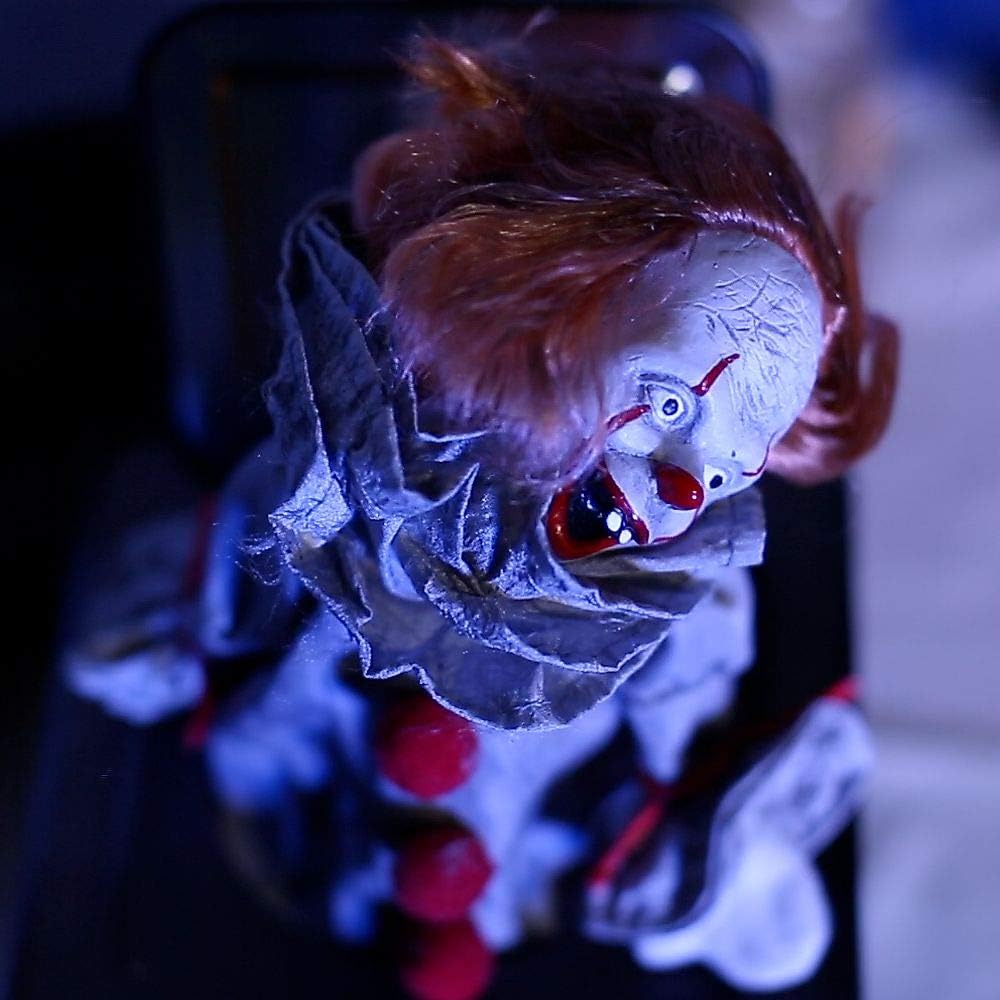 Amscan It Chapter Two Animated Pennywise Jack-in-the-Box, Measures 5 1/2 Inches by 7 Inches, Makes Sounds and Jumps Out