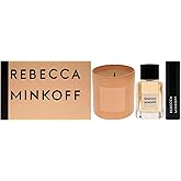 Rebecca Minkoff Gift Set - Notes of Cardamom, Jasmine and Tonka Bean - Delivers Sensuality and Warmth - Perfect for Fragrance Lovers - Includes EDP Spray, Mini EDP Spray and Scented Candle - 3 pc
