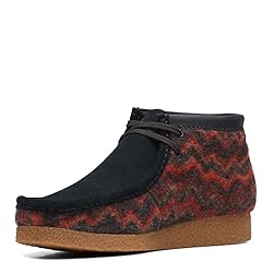 Clarks Men's Shacre Boot Ankle, Black Wool, 9