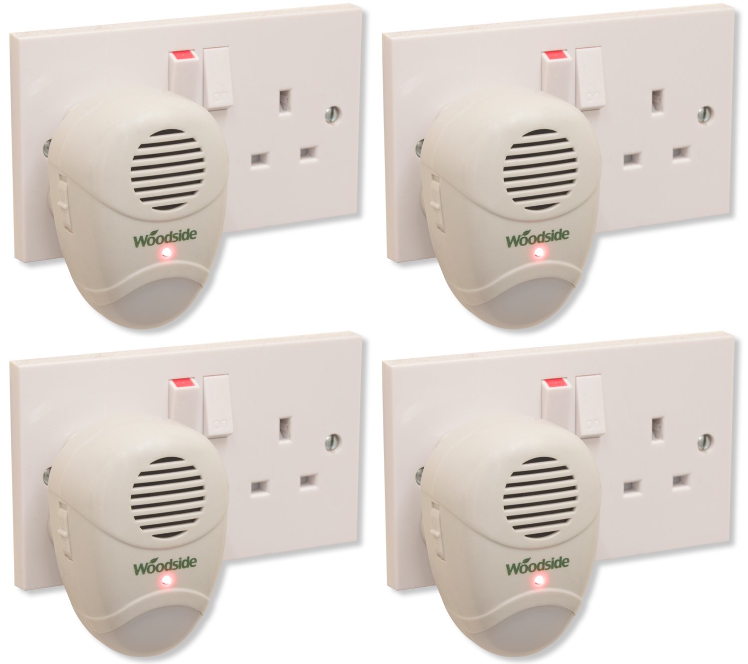 Buy Woodside Electronic Mouse/Rat Repellant (4 Pack) PlugIn Rodent