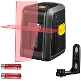Laser Level, OLI Self-Leveling Cross-Line Horizontal and Vertical Laser Level for Picture Hanging Construction Wall Tile Fioo
