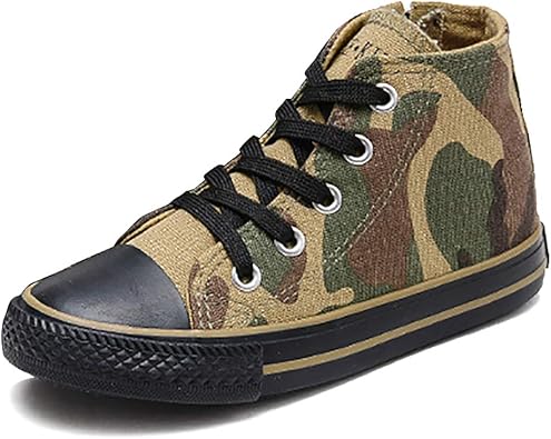 camouflage high top sneakers