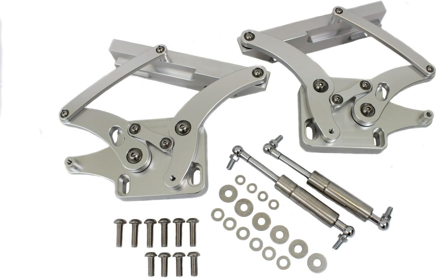 DEMOTOR PERFORMANCE For 1967 1968 1969 Ford Mustang Billet Hood Hinges