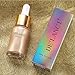 DE'LANCI Glow Liquid Highlighter Contouring, Brighten Shimmer 3D Highlighters Ultra-concentrated Illuminating Bronzing Drops - 4 Colors Available,0.49oz #02