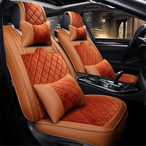 Amazon Co Jp カーシートマットパッド 短い豪華なチャイルドシートクッション ほとんどの5人乗り車に適した 暖かく快適な冬の暖かい チャイルドシートカバー カーシートプロテクター 色 Yellow ホーム キッチン