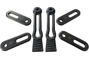 C CLINK Hood Strap Door Rubber Return Set Fits HISUN Yamaha Rhino 450 660 700 UTV,HS400 500,600,700,MSU500,Massimo,YS,HS,TSC