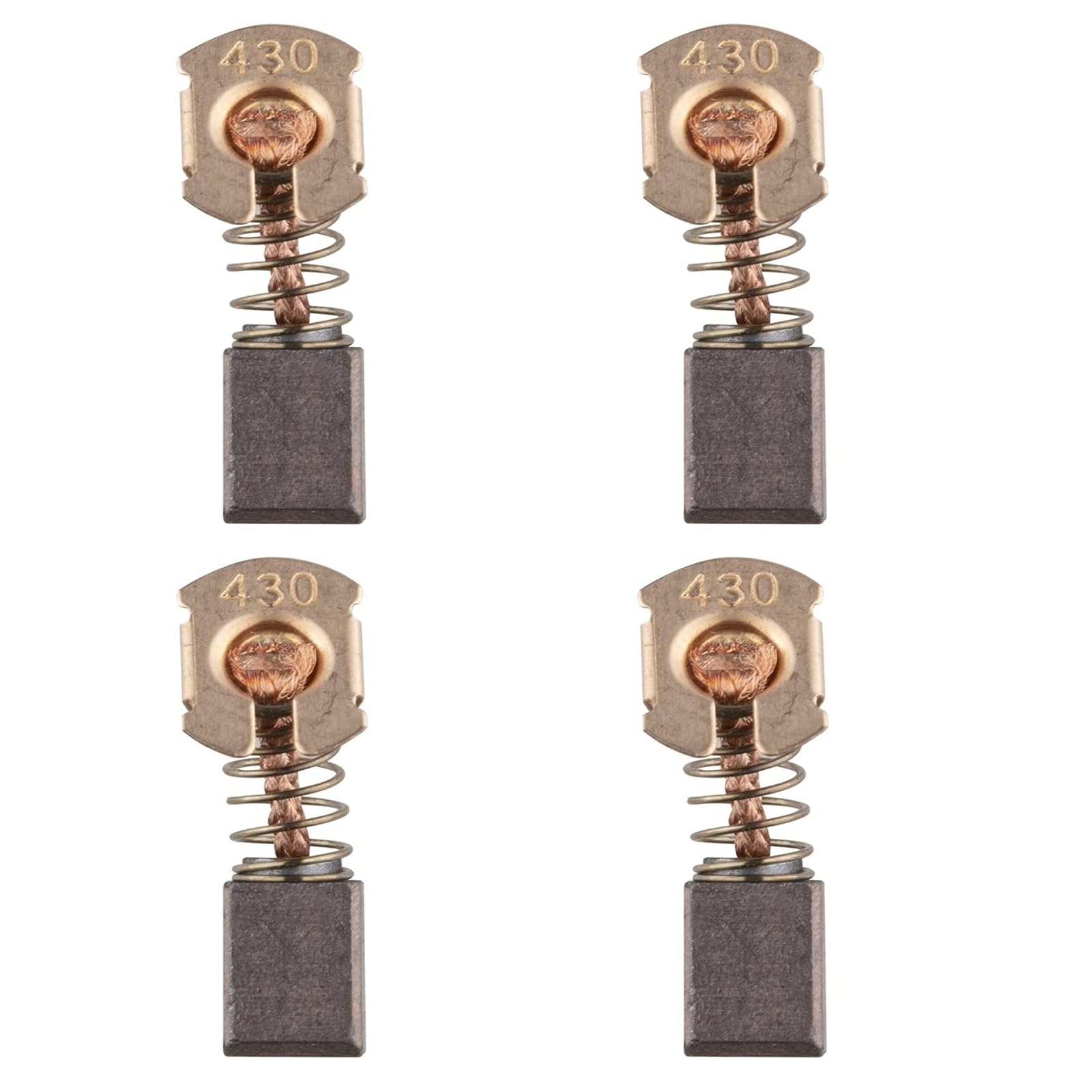4Pcs CB430 Carbon Brushes, Motor Carbon Brush Replacement for Angle Grinder 18V LXT BHR200 BGA450 BGA452 DGA452