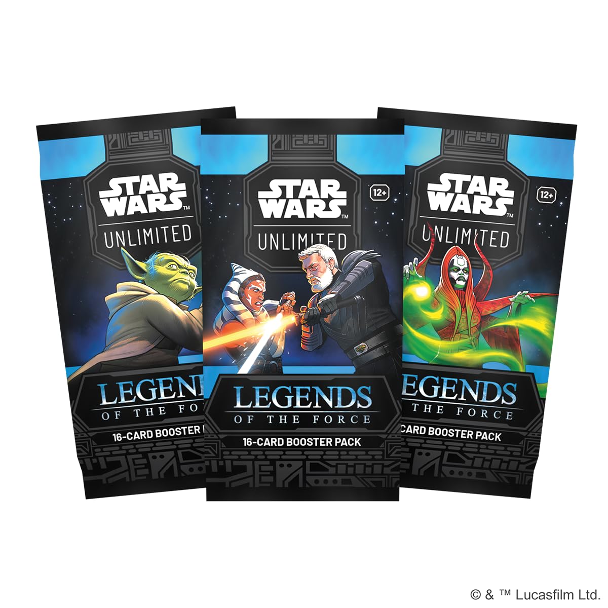 Fantasy Flight Games - Star Wars: Unlimited Trading Card Game Legends of the Force BOOSTER PACK - 16 Cards Featuring Jedi, Sith & Iconic Characters, Ages 12+, 2+ Players, 20 Minute Playtime