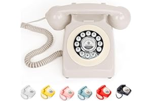 ROOMEDAL Audio Guest Book Wedding Phone, Record Customized Audio Message with Guest Book Retro Phone Audio GuestBook for Wedd