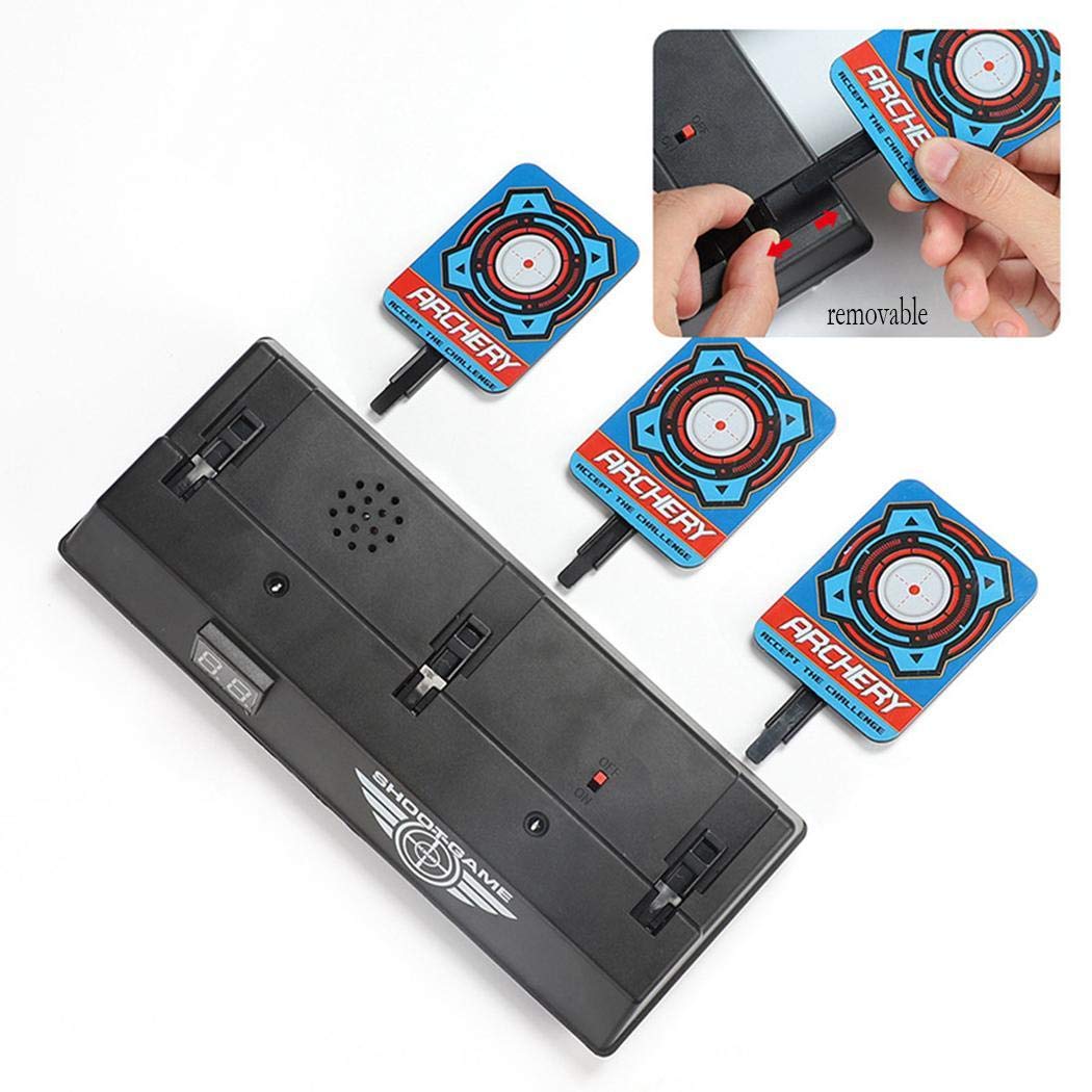 Cidere Electronic Intelligent Light Sound Scoring Target Shape Toy Kids Game Blasters & Foam Play