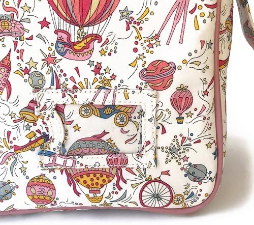 Amazon 通園バッグ ショルダーバッグ 幼稚園バッグ リバティ スカイハイ ピンク アクリル コーティング済み おしゃれ かわいい 子ども用バッグ ベビー マタニティ 通販