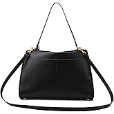 OMELUMO Slouchy Luxury Tote Bag with Soft PU Leather,Top Handle Bag,Large Capacity Shoulder Bags for Women