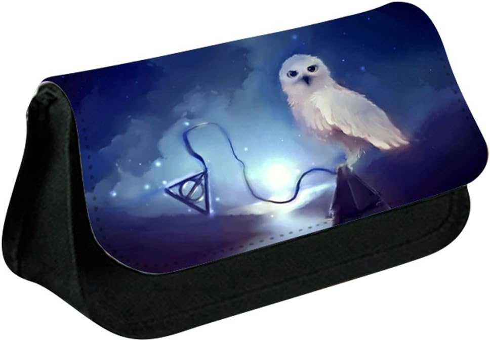 Harry Potter Hedwig Printed Design Pencil Case Makeup Bag for Stationary/School/College/Cosmetic - 0033