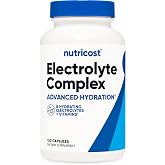 Nutricost Electrolyte Complex Advanced Hydration (120 Capsules) | 8 Hydrating Electrolytes &amp; Vitamins, Gluten Free, GMO-Free, Vegetarian