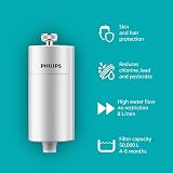Philips Water In-Line Shower Filter with 1 Replacement Cartridge 50,000 L view 3