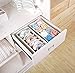 Magicfly Bra Organizer, Closet Undergarment Organizer for Drawer, Sturdy Collapsible Drawer Divider for Socks Panties Bra Ties Lingerie Drawer Organizer, Set of 4, Beige