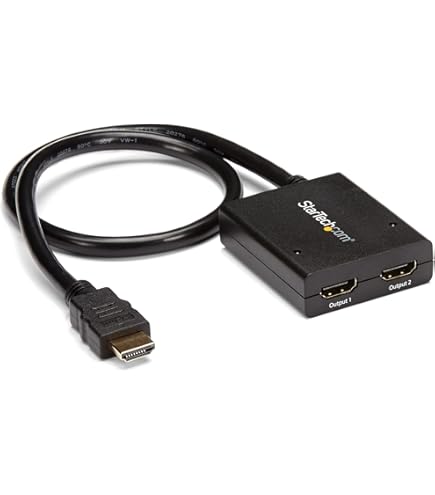 Amazon.com: Tripp Lite 2-Port 3D HDMI Splitter HDCP 2.2, HDMI 2.0