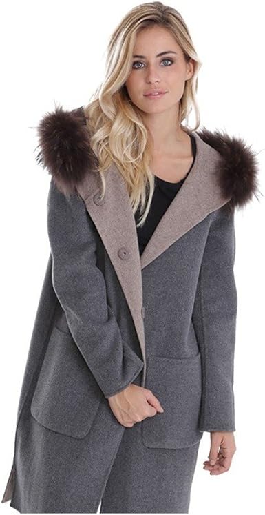 Oakwood Damen Mantel Einfarbig Grau Beige Et Gris Gr Xx Large Beige Et Gris Amazon De Bekleidung