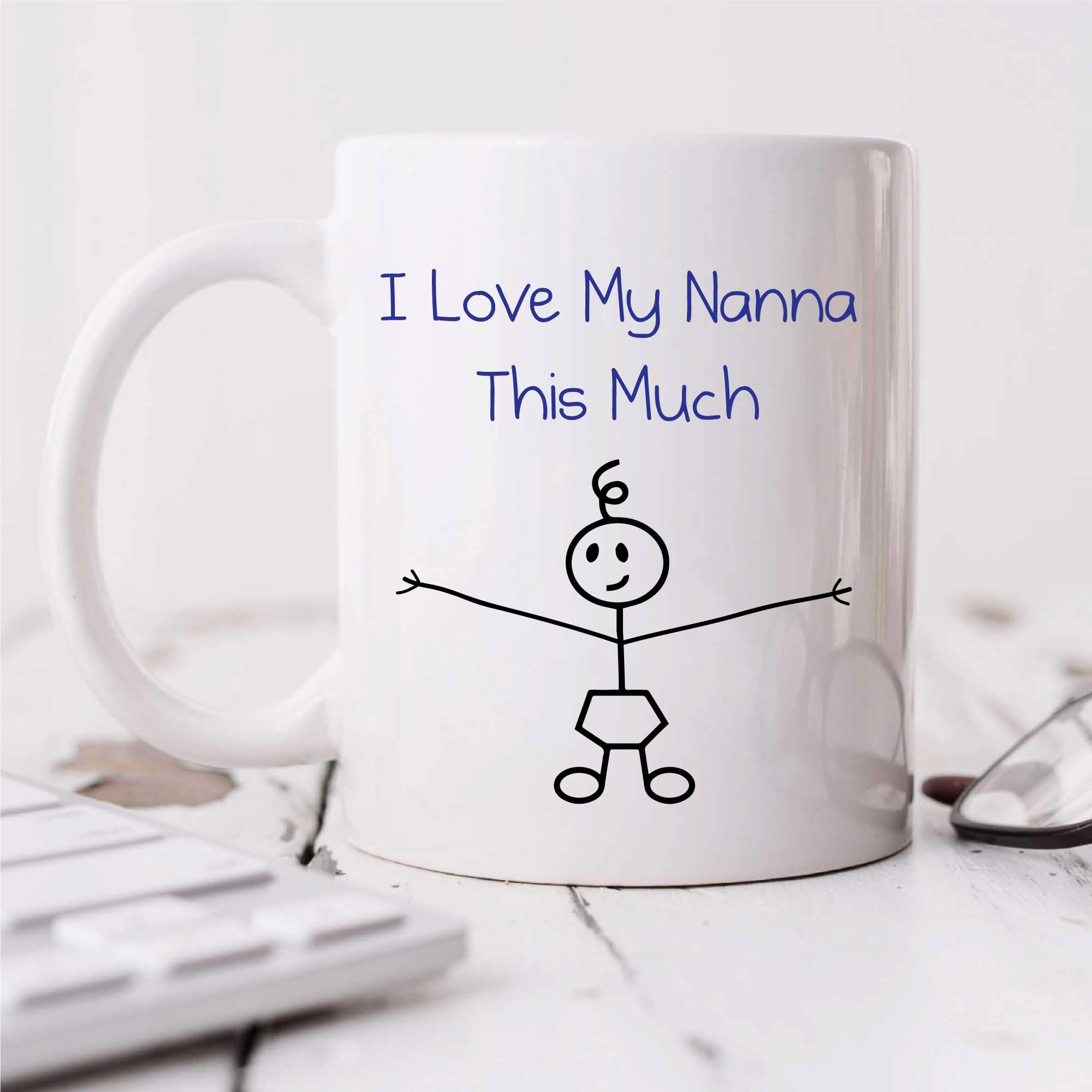 60 Second Makeover Limited I Love My Nanna This Much Boys Mug Grandson Gift Mummy