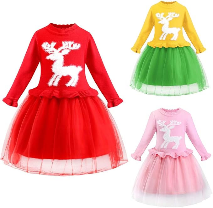 girls ugly christmas dress