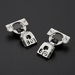 60 Pack 30 Pair 1 inch Overlay Soft Close Hinges