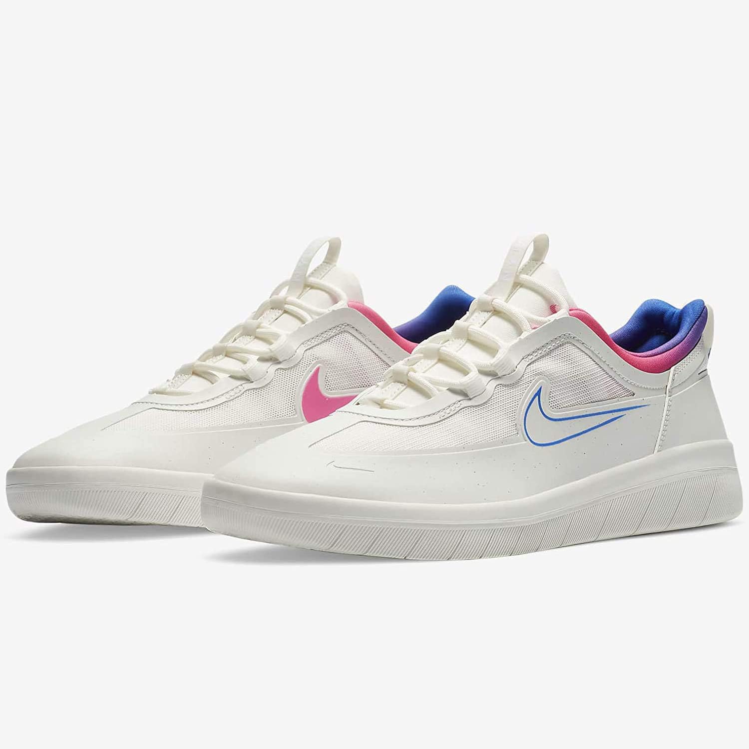 nike white pink