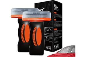 Glass Handle Oil Film Remover Lotion, Oil Film Cleaning Brush for Car Windows, Glass Cleaning Board for Car, Glass Cleaner, I