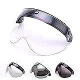 Pilot-Style Universal 3 Snap-Button Visor for Open