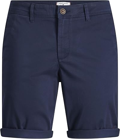 JACK & JONES Herren Chino Shorts Regular Fit 12165604,Navy Blazer,M