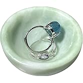 BAOHEN Jewelry Bowl Dish, Small Ring & Key Bowl for Jade Stone, Entry Table/Nightstand/Home/Desk Decor, Cute Elegant Engagement Gifts for Women & Friends