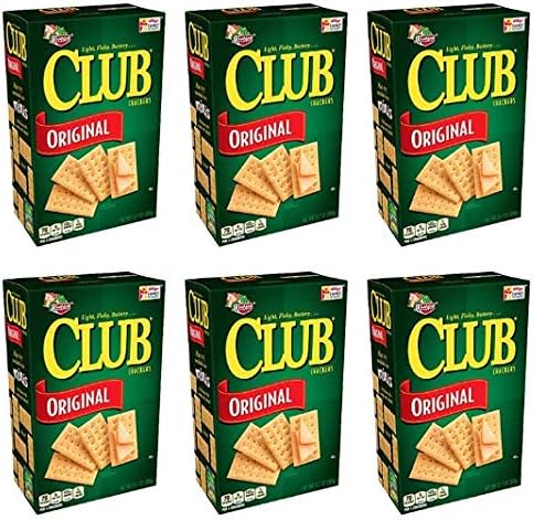 Keebler Club Crackers, Original, 13.7 oz Box (Pack of 6)