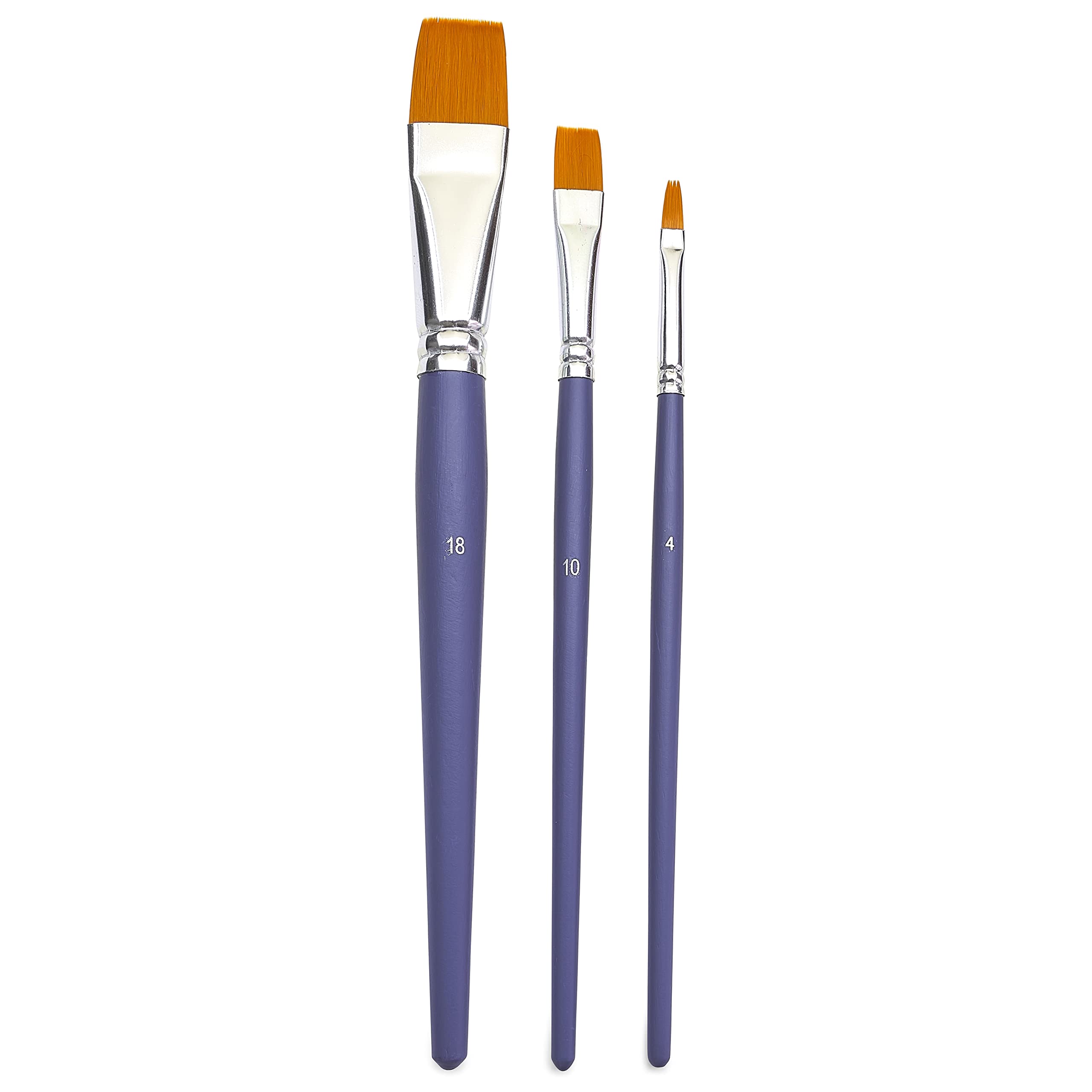 PEBEO Set of Three Assorted Short Handle Brushes