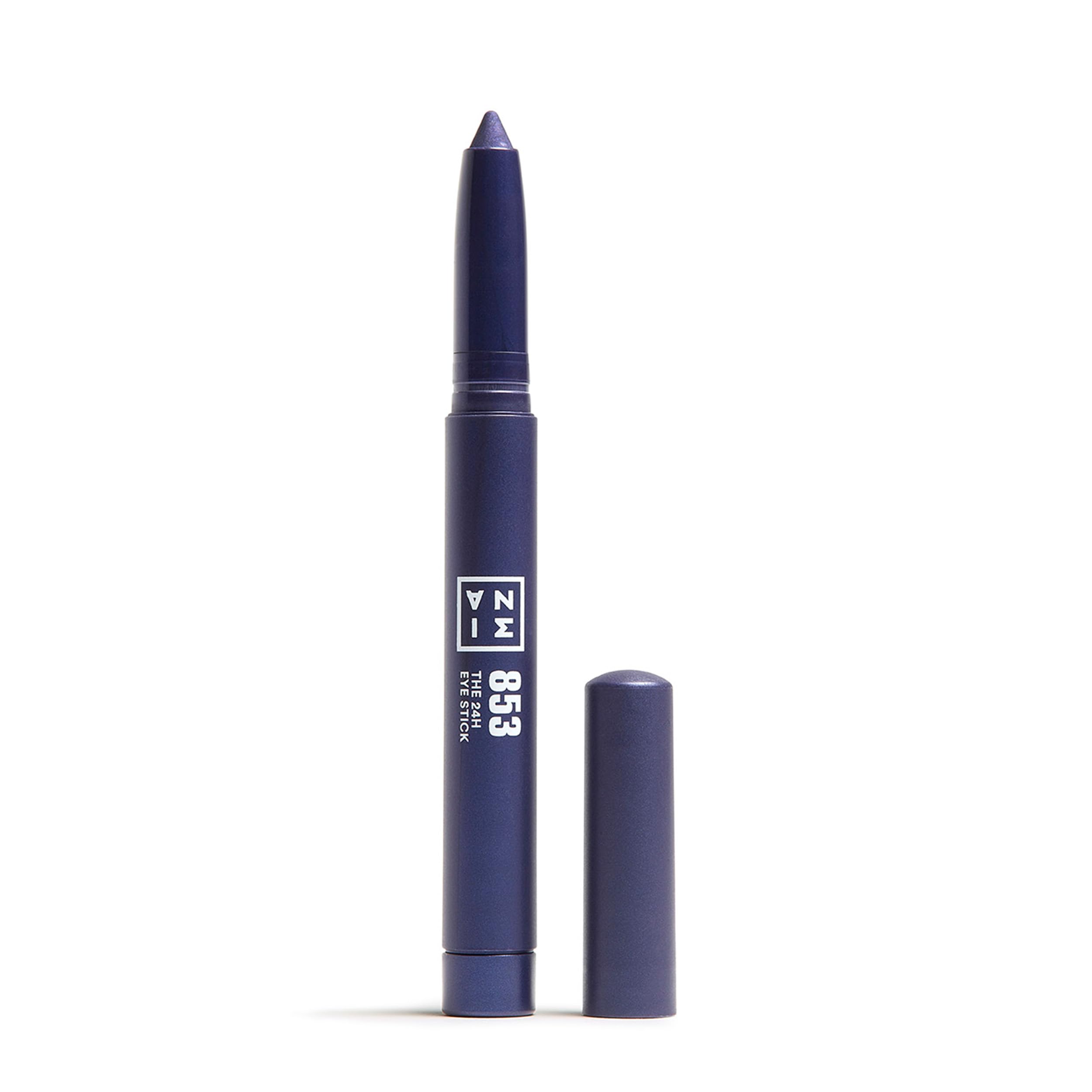 3INA MAKEUP - The 24H Eye Stick 853 - Dark Blue Eyeshadow Stick with Creamy Texture - 24H Waterproof Eyeshadow with Matte Shimmer & Metallic Finish - Multitasking — image 1