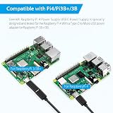 GeeekPi USB-C Power Supply UK Plug for Raspberry Pi 4 5V 3.6A With On/Off Switch view 7