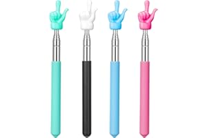 Telescopic Teachers Pointer 4 Pcs Extendable Pointer Finger Stick Finger Pointer Stick for Classroom Hand Pointer Stick Teach