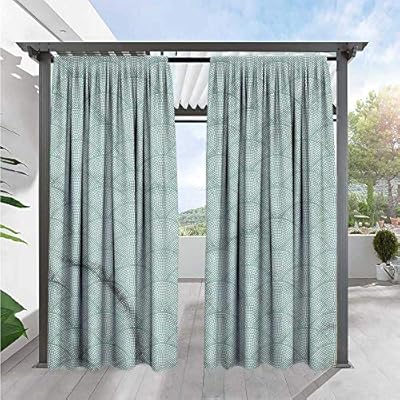 Amazon Com Marilds Geometric Doorway Curtain Half Circle Scales