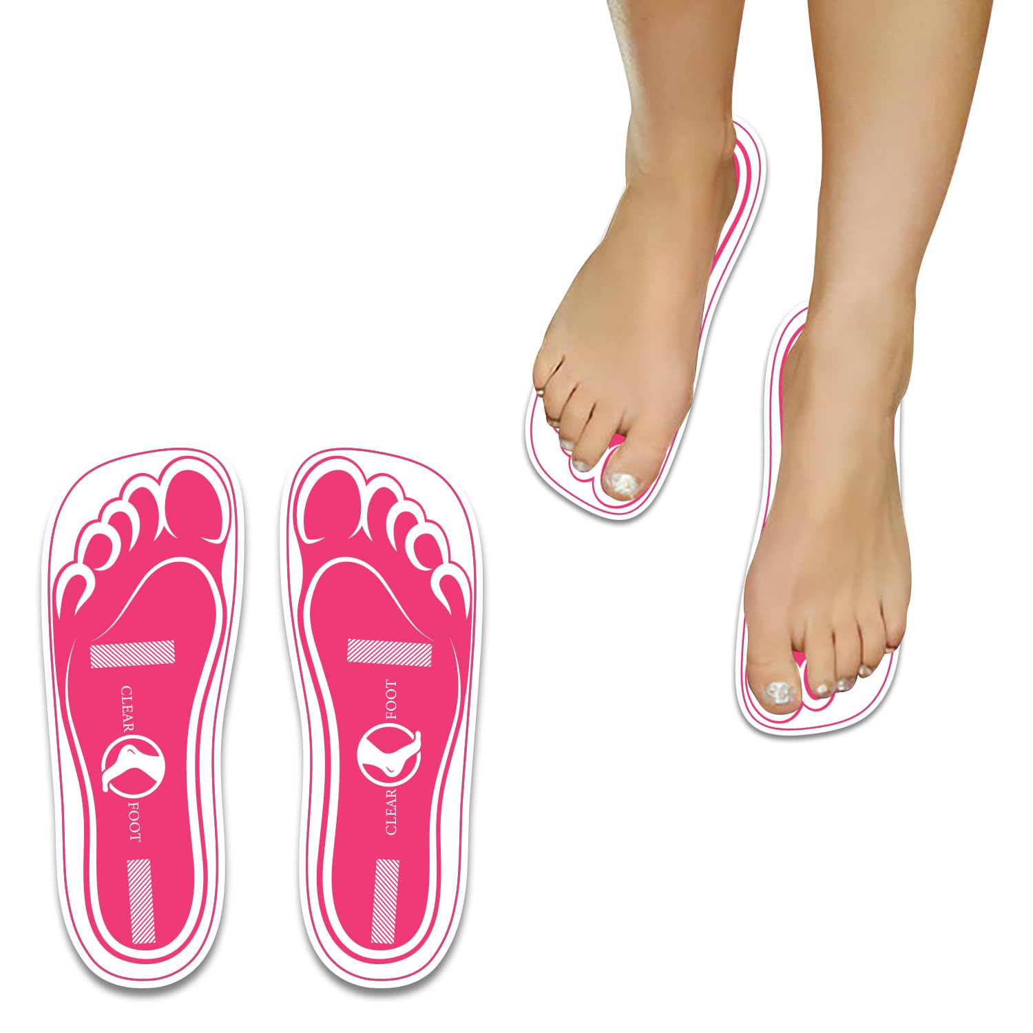 Photo 1 of 25Pairs(50Feets) Disposable Stick Spray Tanning Feet Pads Perfect for preventing spray tan solution,Deluxe & Hygienic Spray Tan Feet Pads-Ideal for Salons