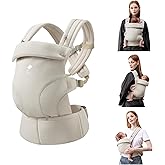 Bc Babycare CocoonGo Baby Carrier – CloudTouch Soft & Ergonomic Baby Carrier for 7–44 lbs | Easy to Wear, Adjustable Fit, Tra