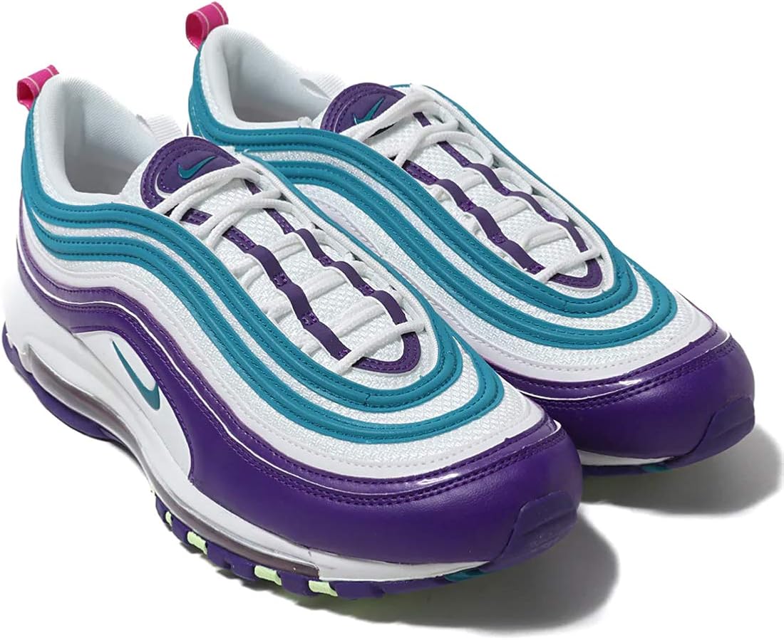 nike air max 97 purple and white
