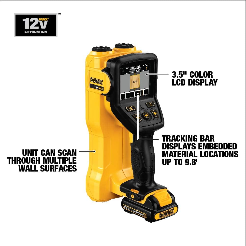 Dewalt Dct419s1 12v Max Hand Held Wall Scanner