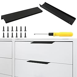 Cionyce 12 Pack Hidden Cabinet Pulls 5.9"/150mm