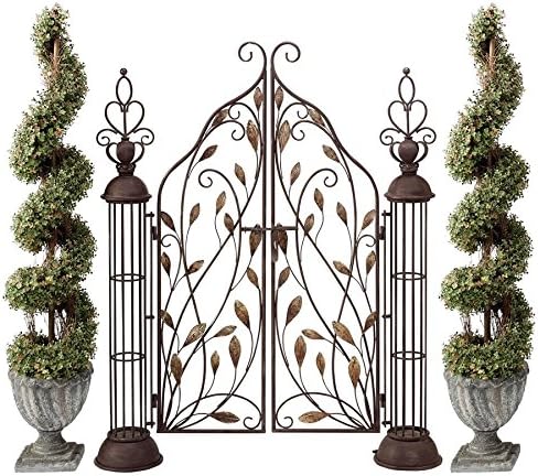 By DesignToscano Park Avenue Collection The Princess' Entryway Metal Garden Gate