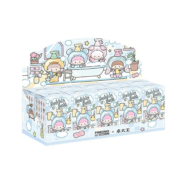 FINDING UNICORN ZZOTON BUBBLE BATH BABY SERIES BLIND BOX(WHOLE SET 10PCS)